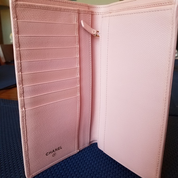 SOLD@! Auth. Chanel Pink Coco Long Wallet - Picture 5 of 12